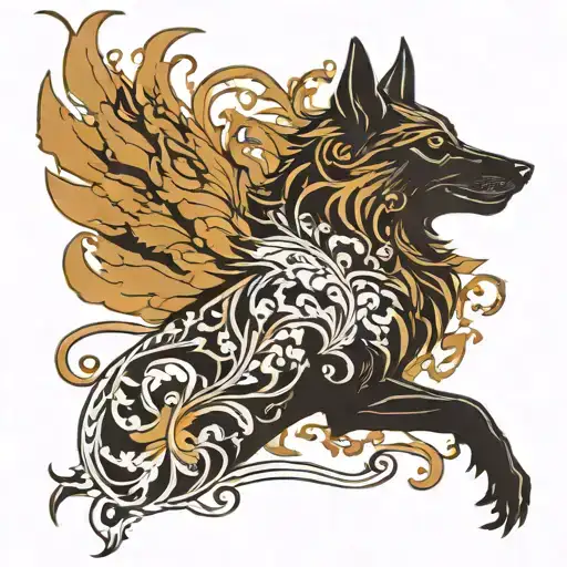 Capitoline Wolf Silhouette