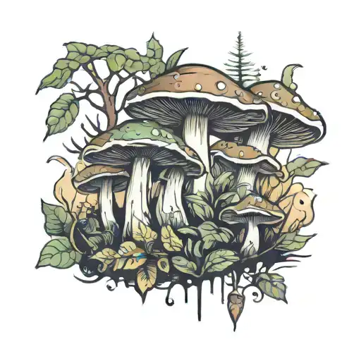 Mushrooms Forest