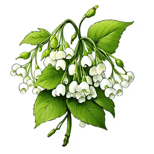 Lily Of The Valley And Hawthorn