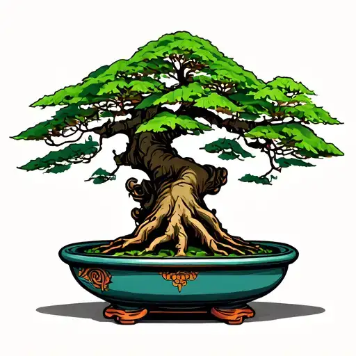 Potted Bonsai Tree