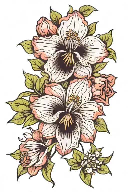 June July February And October Birth Flower