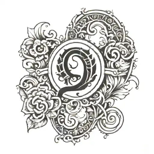 Siva Sanu In Roman Letter Including Love Sign