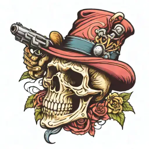 Skull Hat Pistol