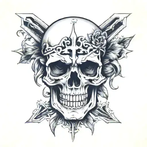 Skull And Cross
