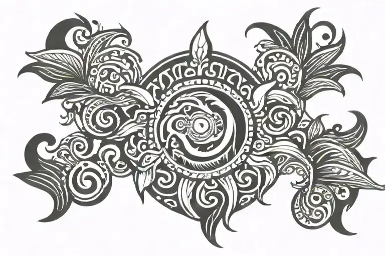 Polynesian Sea Sun Water