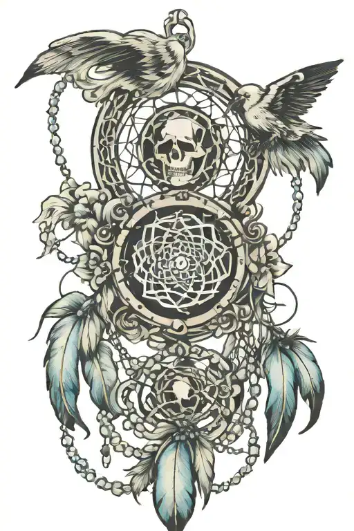 Phantom Rosary Dream Catcher Entangled