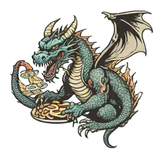 The Dragon Is Eating Sausage