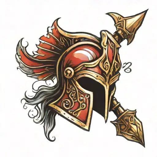 Hour Glass Spartan Helmet