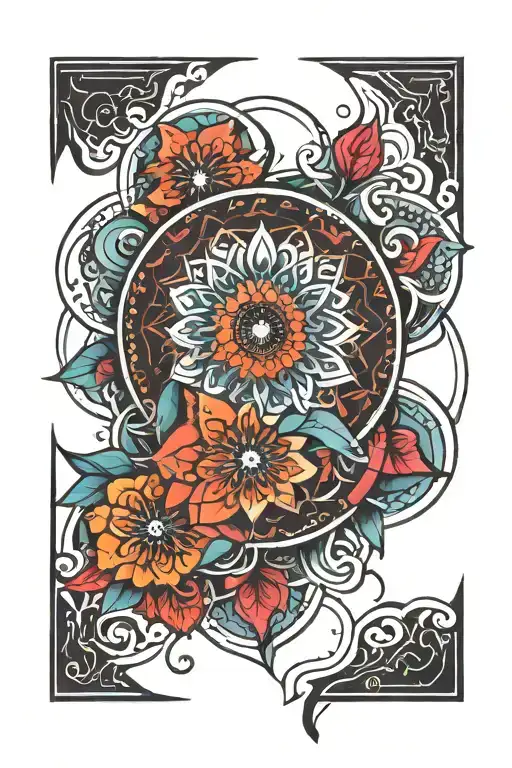 Abstract Mandala Design