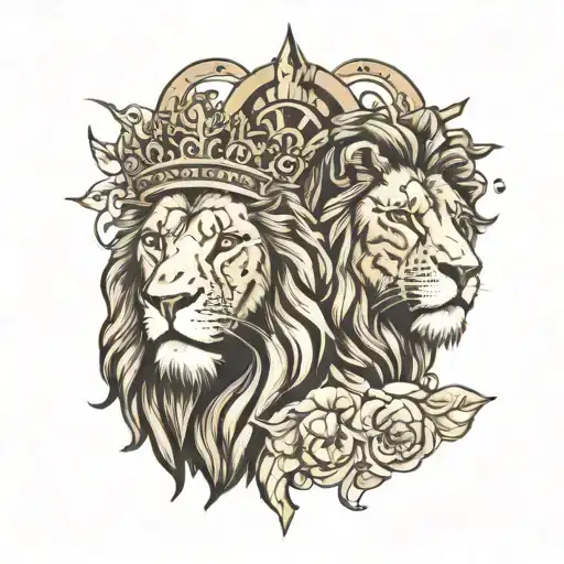 Lion And Jesus Christ