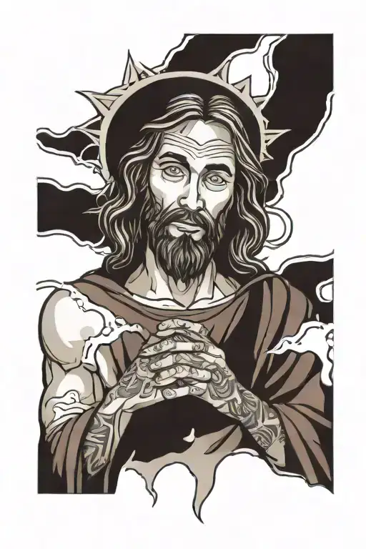 Jesus Holding