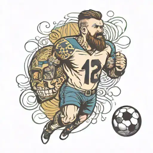 Football And Stand Up Comedian Performing