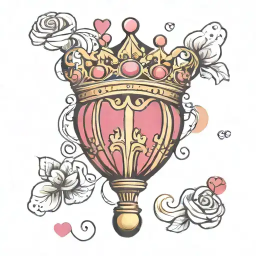 Balloon With Princess Crown