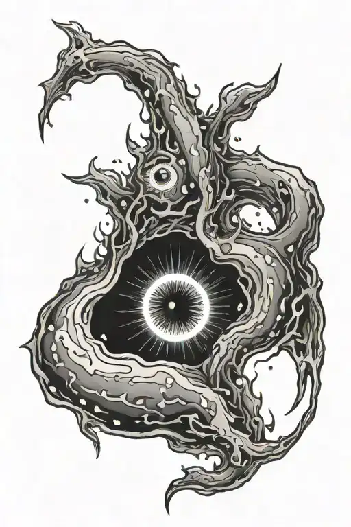 Black Hole Eating Star