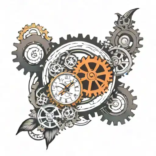 Clock And Gear