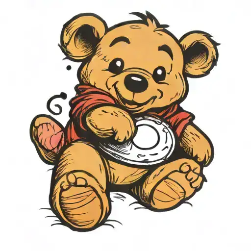 Disney Pooh Bear Foot Print