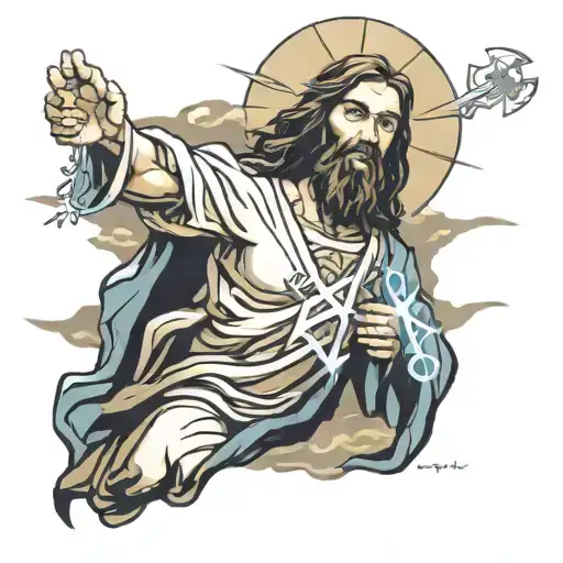 Thunder Clouds Jesus Christ