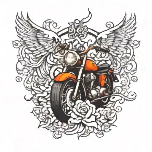 Motorcycle Love Desire Husband Luck