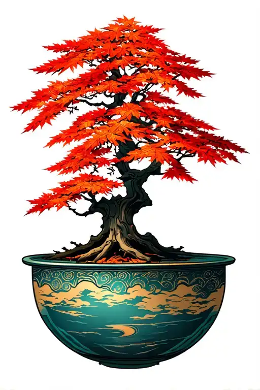 Japanese Maple Tree With Leaves