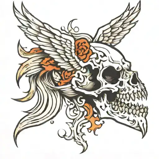 Phoenix Skull