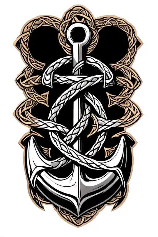 Celtic Love Knot Anchor Time