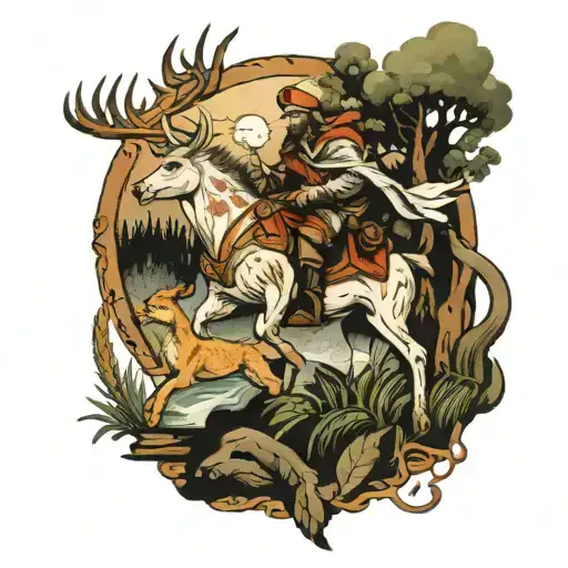 Christian Hunting Scene