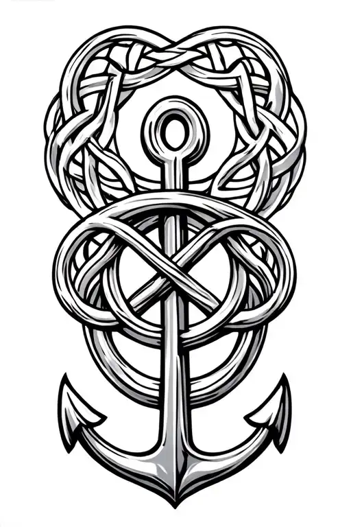Celtic Knot Father Anchor