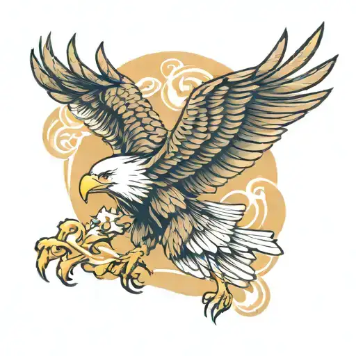 Eagle Carrying Her Child