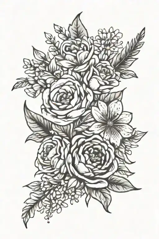 Birth Flower Bouquet