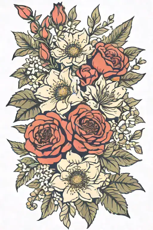 Birth Flower Bouquet