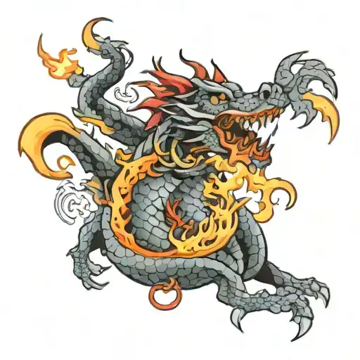 Dragon Breathing Fire