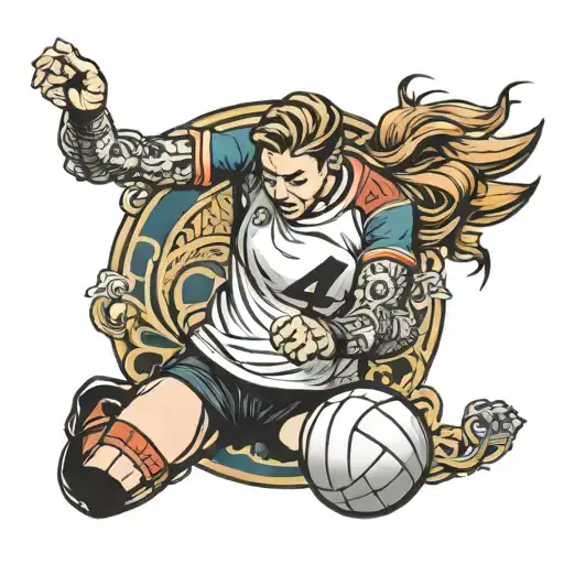 Female Handball Player