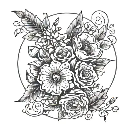 Birth Flower Bouquet