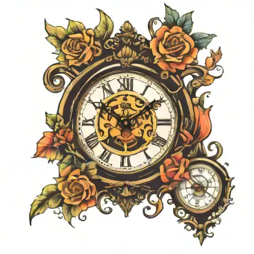 Grandfather Clock Face