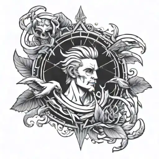 Prometheus Illustrative Line Art