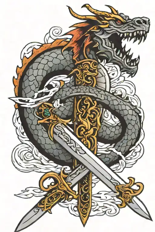 Sword With Dragon