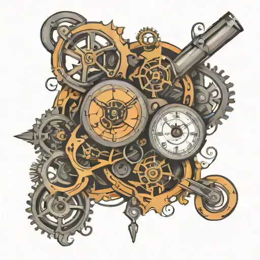 Clock Mechanism Intertwined