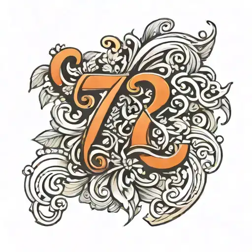 Number 73 In Roman Look