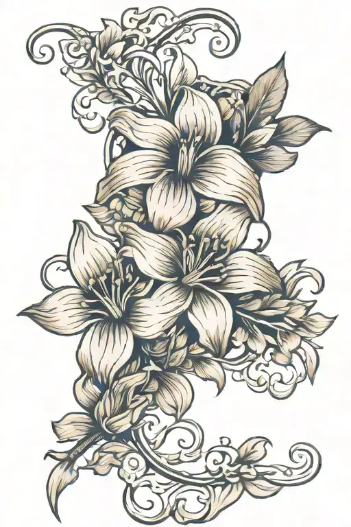 Western Flower Intertwined