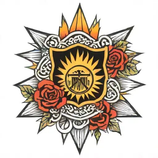 Hofmann Crest With New Mexico Sun