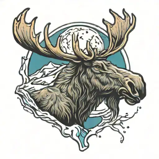 Moon Moose Ice Mountain