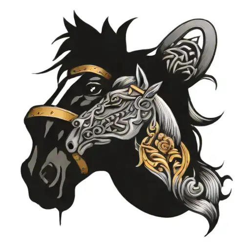 Sad And Happy Horse Collars