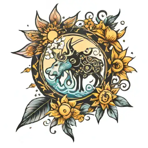 Name Allison With A Sun And Name Luna With A Moo