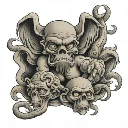 Hear No Evil Speak No Evil See No Evil Tatto Leg