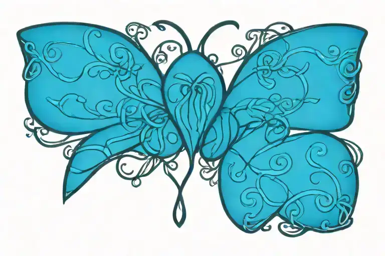 Celtic Knot Butterfly With Thorny Vines