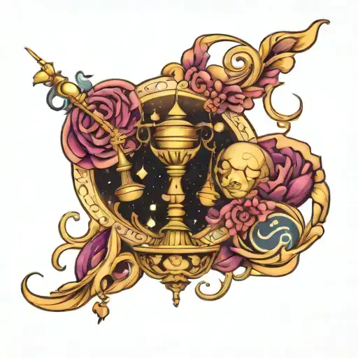 Libra Moon Merging Together