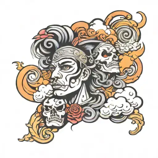 Chicano And Cloud Background