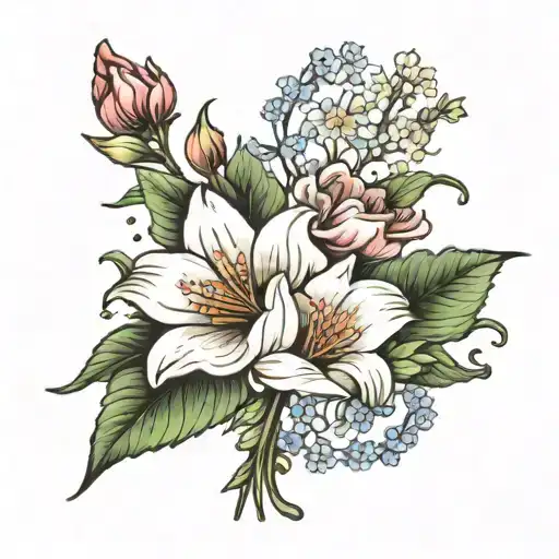 Birth Month Flower Bouquet