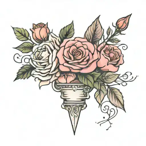 Rose And Carnation Bouquet