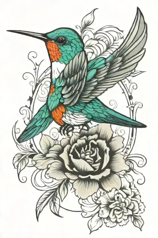 Hummingbird Surrounded